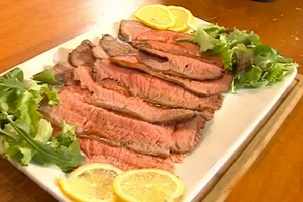 Roastbeef al limone e zenzero - cotto e mangiato