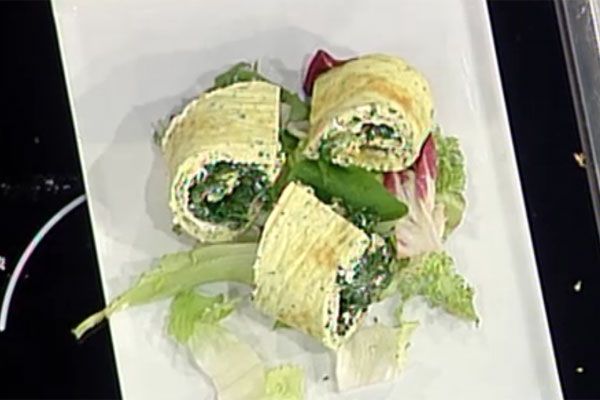 Rotolini di frittata alle erbe - Sergio Barzetti