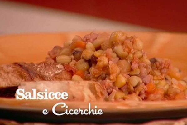 Salsicce e cicerchie - I men di Benedetta