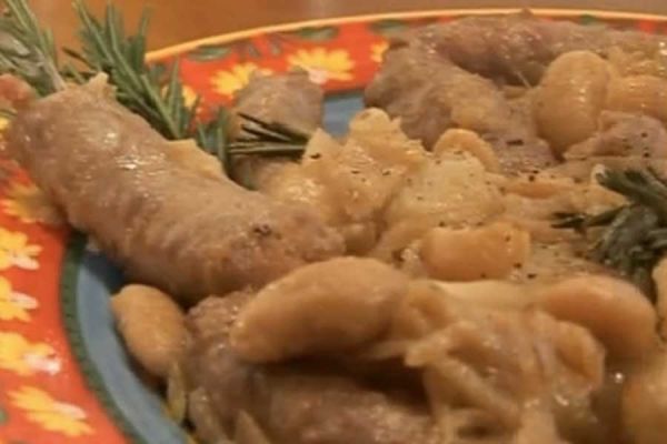 Salsicce con rape e fagioli - cotto e mangiato