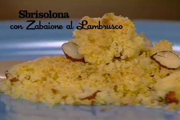 Sbrisolona al lambrusco - I men di Benedetta