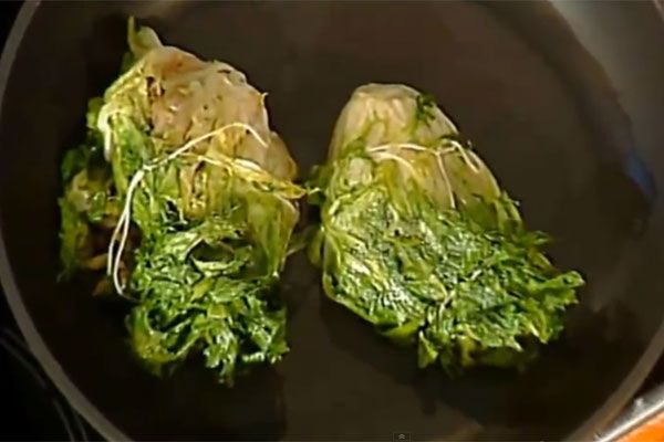 Ricetta Scarola riccia ripiena e confettura di agrumi - Antonella Clerici Scarola riccia ripiena e confettura di agrumi - Antonella Clerici