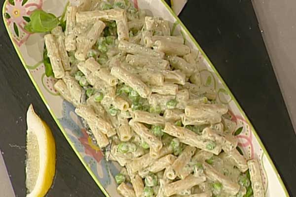 Sedanini con crema alla robiola e tonno