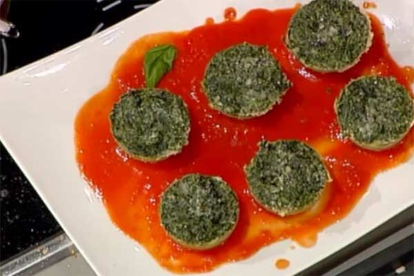 Sformatini di spinaci con mozzarelline - Anna Moroni