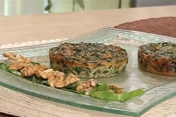 Sformatini con noci e gorgonzola - cotto e mangiato