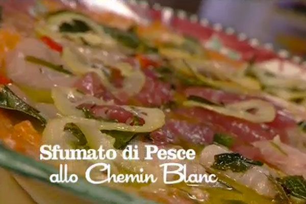 Sfumato di pesce crudo allo chemin blanc - I men di Benedetta