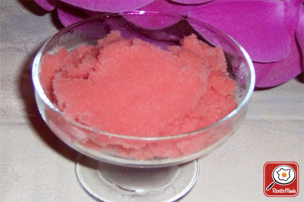 Ricetta Sorbetto all'anguria Sorbetto all'anguria