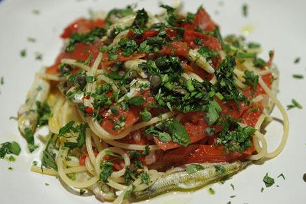 Spaghetti con i latterini - Alessandro Borghese