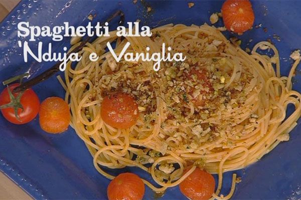 Spaghetti alla nduja e vaniglia - I men di Benedetta