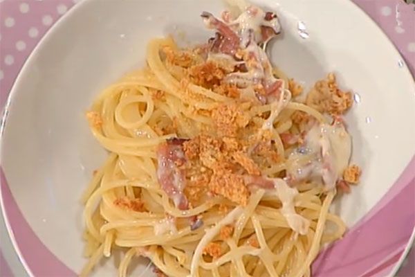 Spaghetti al profumo di speck e squacquerone - Sergio Barzetti