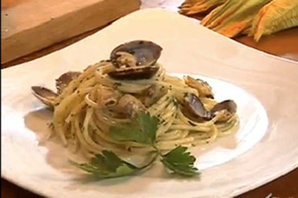 Spaghetti alle vongole veraci - cotto e mangiato