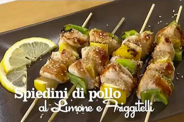 Spiedini di pollo al limone e friggitelli - I men di Benedetta