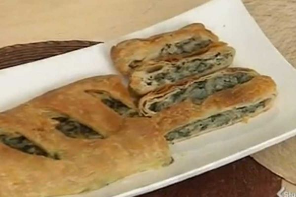 Strudel di coste - cotto e mangiato