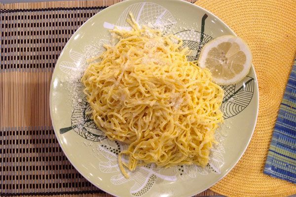 Tagliolini al limone - Anna Moroni