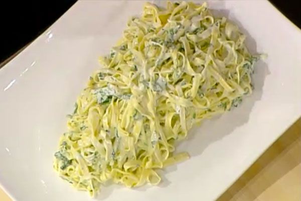 Tagliolini alla rucola e mascarpone - Alessandra Spisni