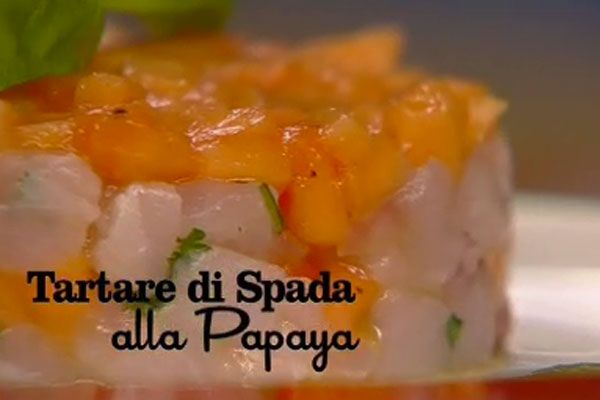 Tartare di spada alla papaya - I men di Benedetta