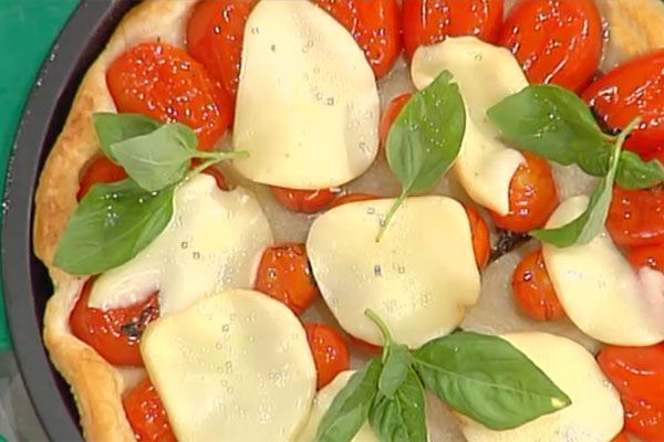 Tarte tatin con pomodoro e scamorza - Sergio Barzetti