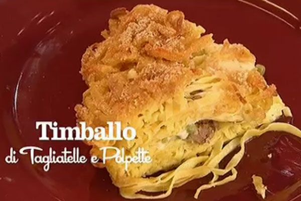 Timballo di tagliatelle e polpette - I men di benedetta