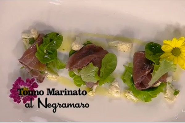 Tonno marinato al negramaro - I men di Benedetta