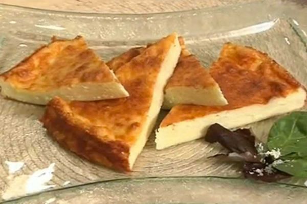 Torta al formaggio - cotto e mangiato