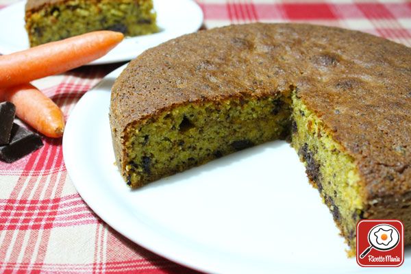 Torta di carote al cioccolato