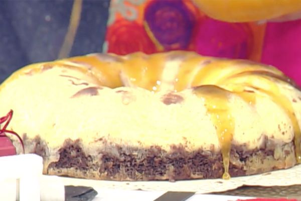 Torta choco flan magica