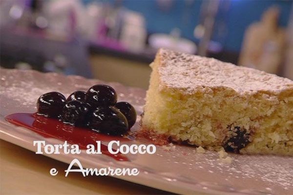 Torta cocco e amarene - I men di Benedetta