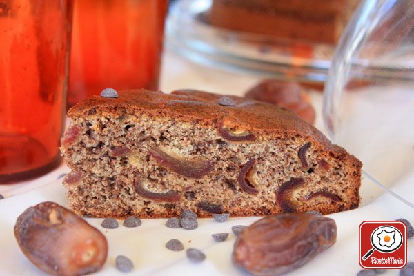 Torta di datteri e cioccolato