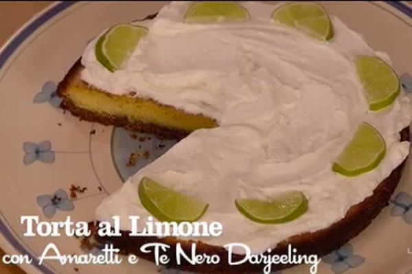 Torta al limone con amaretti e t nero darjeeling - I men di Benedetta