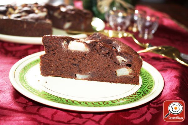 Torta di pere al cioccolato