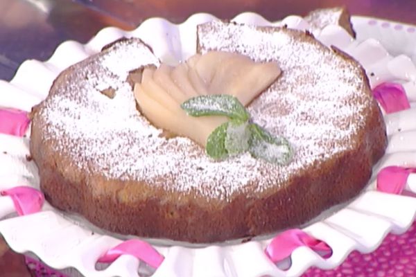 Torta di pere e zenzero