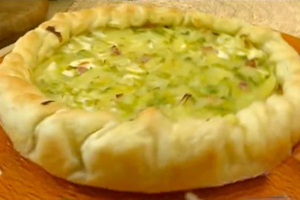 Ricetta Torta di porri e pancetta - cotto e mangiato Torta di porri e pancetta - cotto e mangiato