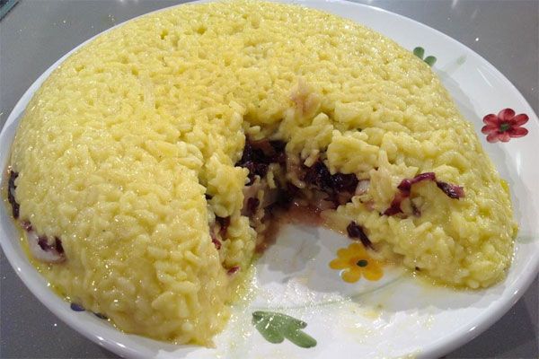 Torta di risotto giallo - Luisanna Messeri