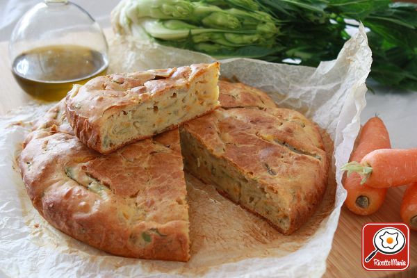 Torta salata alle puntarelle