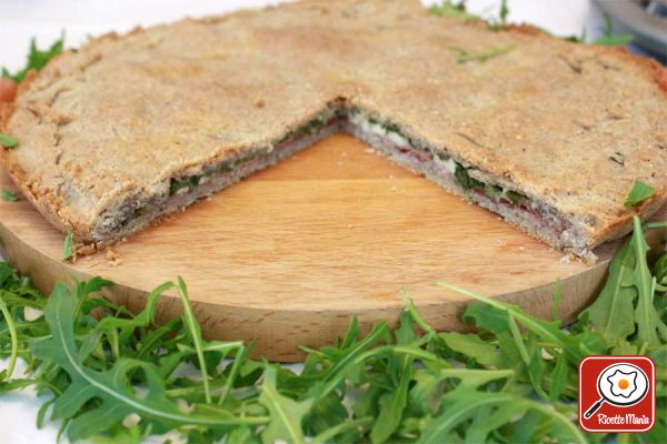 Torta salata di grano saraceno per celiaci