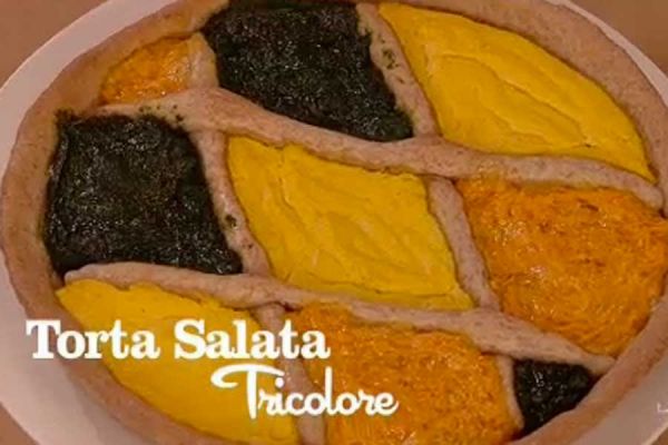 Torta salata tricolore - I menú di Benedetta