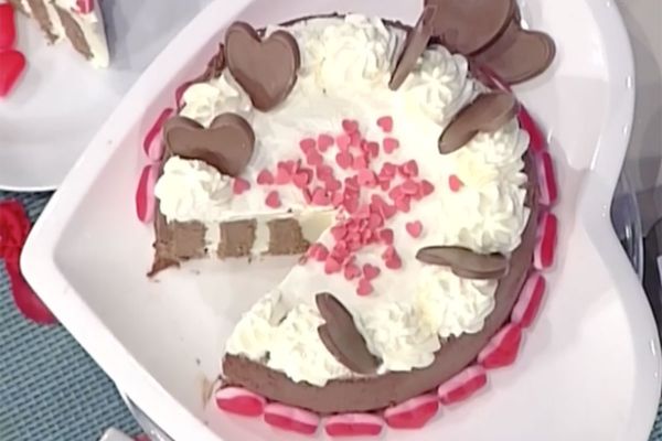 Torta di San Valentino senza glutine