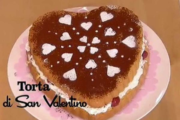 Torta di san valentino - i menù di Benedetta