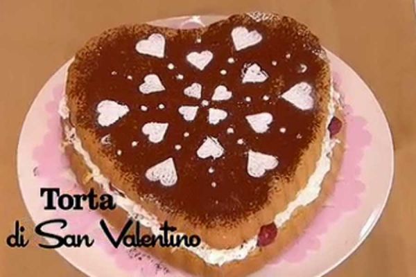 Torta di san valentino - i men di Benedetta