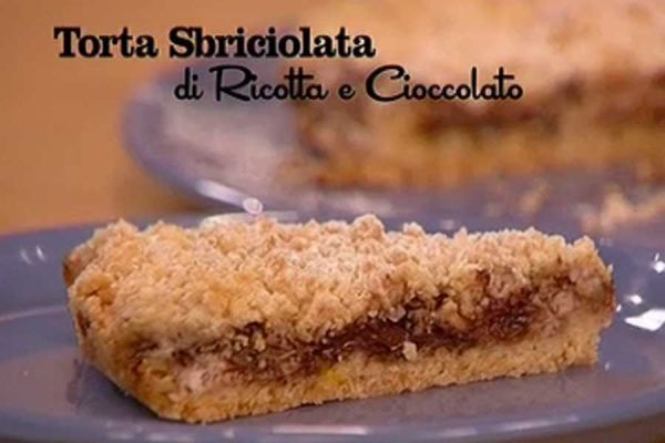 Torta sbriciolata ricotta e cioccolato - I menù di Benedetta