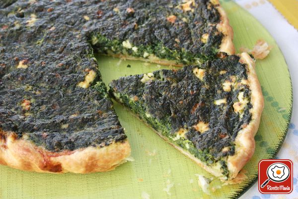 Torta di spinaci e crescenza