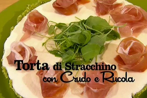 Torta di stracchino con crudo e rucola - I men di Benedetta