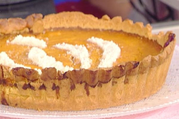 Torta di zucca e mandorle