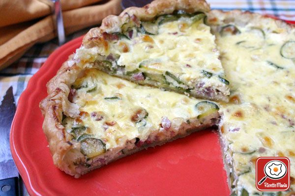 Ricetta Torta zucchine e pancetta Torta zucchine e pancetta