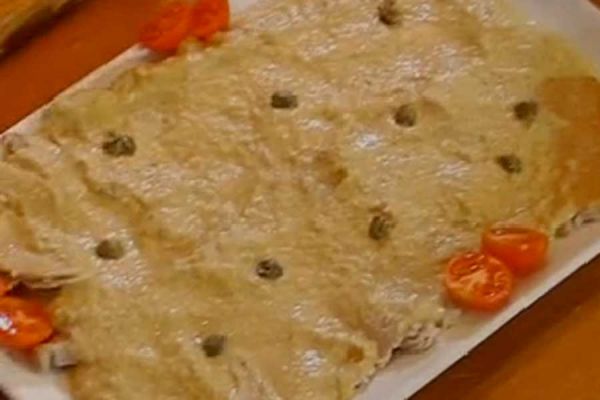 Vitello Tonnato (no maionese) - cotto e mangiato