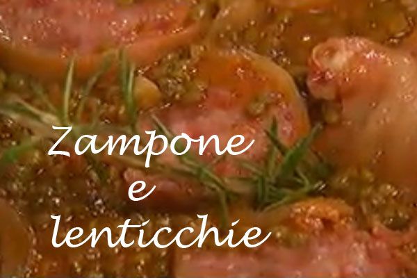 Zampone e lenticchie - I men di Benedetta