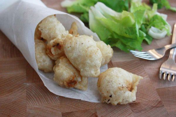 Zeppole con alici