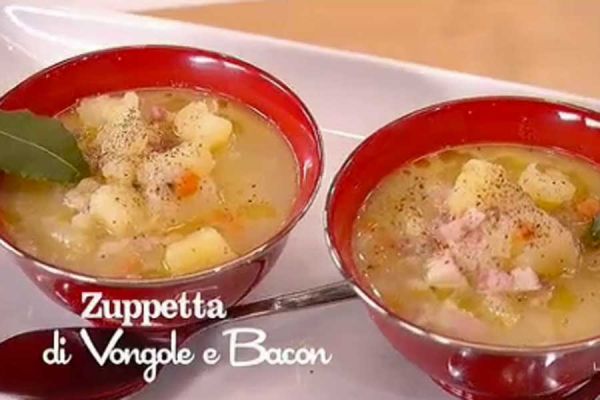 Ricetta Zuppetta di vongole e bacon - I Menù di Benedetta Zuppetta di vongole e bacon - I Menù di Benedetta