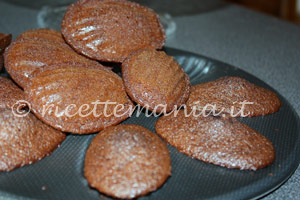 Madeleine al cioccolato