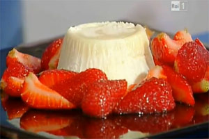 Mousse al cioccolato bianco con fragole - Antonella Clerici